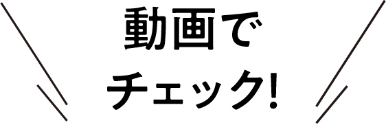 動画でチェック！